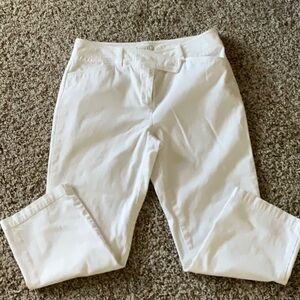 Jones NY white cropped pants